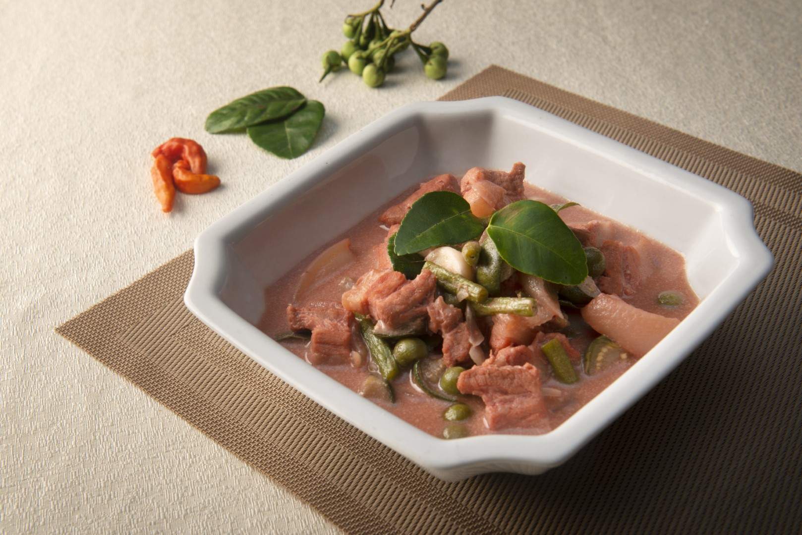 A traditional Lao dish prepared at Tamnak Lao